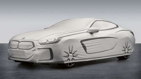 BMW Car Cover accessories the new BMW 8 Series Coupé G15 LCI Facelift 2022