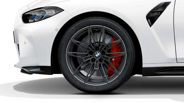 19"/20" M forged wheels 825 M Orbit Grey matt BMW BMW M3 Competition Sedan 2020 close-up wheel