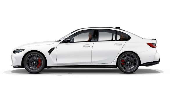 Side design BMW M3 Competition Sedan BMW M3 Competition Sedan 2020 Frozen Brilliant White metallic Side design