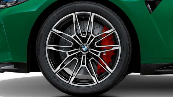 19"/20" M forged wheels 825 M Bicolour Black BMW M3 Sedan G80 2020 BMW M3 Sedan G80 2020 19"/20" M forged wheels 825 M Bicolour Black close-up wheel