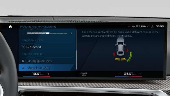 Parking Assistant Plus BMW 3 Series Sedan M Automobiles G80 G20 BMW 3 Series Sedan M Automobiles G80 G20 Parking Assistant Plus Control Display interior