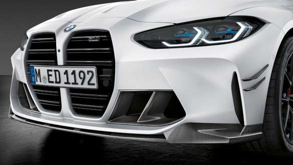 M Performance front splitter, carbon fibre BMW M4 Competition Cabriolet with M xDrive G83 2021 BMW M4 Competition Cabriolet with M xDrive G83 2021 M Performance front splitter, carbon fibre close-up front