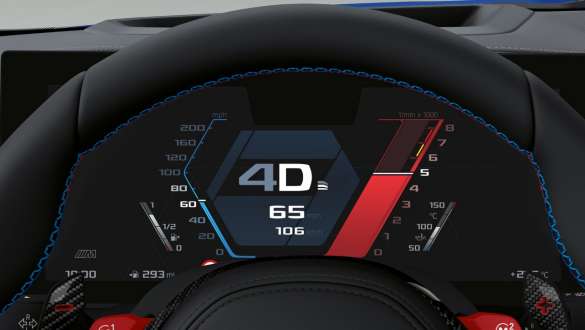 M specific instrument cluster BMW M4 Competition Cabriolet with M xDrive G83 2021 BMW M4 Competition Cabriolet with M xDrive G83 2021 M specific instrument cluster