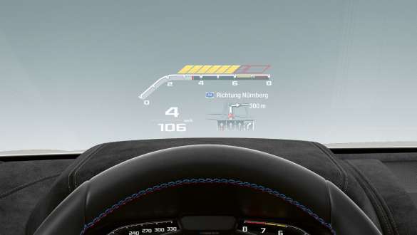 BMW Head-Up Display the new BMW 8 Series Convertible M Automobiles F91 LCI Facelift 2022 The new BMW 8 Series Convertible M Automobiles F91 F91 LCI Facelift 2022 BMW Head-Up Display