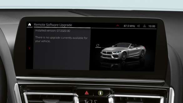 Remote Software Upgrade BMW 8 Series Convertible M Automobiles F91 LCI Facelift 2022 BMW 8 Series Convertible M Automobiles F91 LCI Facelift 2022 Remote Software Upgrade Control Display