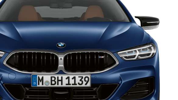 M kidney and M exterior mirror BMW M850i xDrive Gran Coupé G16 LCI Facelift 2022 BMW M850i xDrive Gran Coupé G16 LCI Facelift 2022 BMW Individual Frozen tanzanite blue M kidney and M exterior mirror