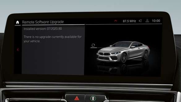 Remote Software Upgrade BMW 8 Series Gran Coupé M Automobiles F93 LCI Facelift 2022 BMW 8 Series Gran Coupé M Automobiles F93 LCI Facelift 2022 Remote Software Upgrade Control Display