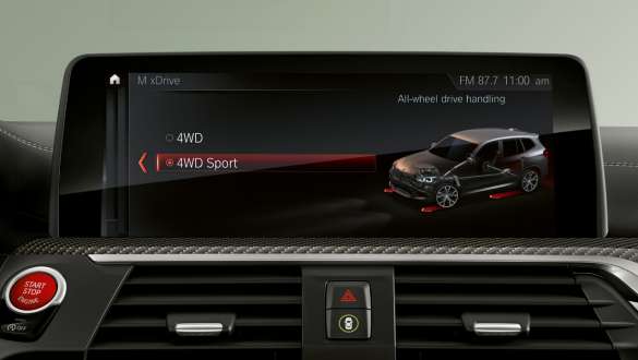 M xDrive. BMW X3 M Competition and BMW X3 M, interior, Control Display, M xDrive.