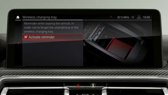 Telephony with wireless charging BMW X3 M Automobiles F97 G01 LCI Facelift 2021 BMW X3 M Automobiles F97 G01 LCI Facelift 2021 Telephony with wireless charging Control Display