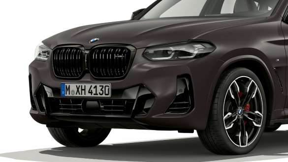 Front apron M Aerodynamic package BMW X4 M40i M40d G02 LCI 2021 BMW X4 M40i M40d G02 LCI 2021 Facelift M Aerodynamic package front apron