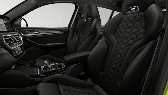 M Sport seats BMW X4 M Competition F98 LCI Facelift 2021 BMW X4 M Competition F98 LCI Facelift 2021 M Sport seats interior