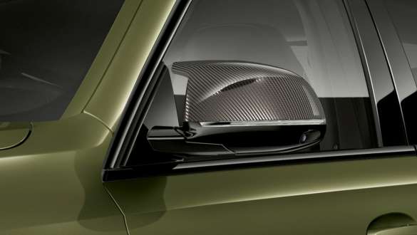 M carbon mirror caps BMW X6 M Competition SUV M carbon mirror caps BMW X6 M Competition F96 2020 SUV BMW Individual Special Paint Urban Green exterior