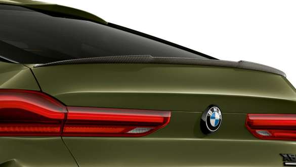 M carbon rear spoiler BMW X6 M Competition SUV M carbon rear spoiler BMW X6 M Competition F96 2020 SUV BMW Individual Special Paint Urban Green exterior