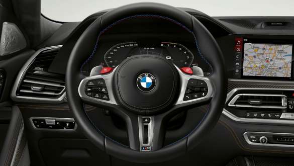 BMW X6 M Competition SUV with M Servotronic BMW X6 M Competition with M Servotronic F96 2020 SUV cockpit