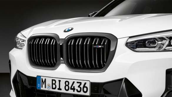BMW X4 G02 M Performance SUV Kidney grille in carbon fiber 2021 BMW X4 G02 M Performance SUV Kidney grille in carbon fiber 2021