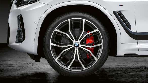 BMW X4 G02 BMW X4 G02 21-inch M Performance SUV forged wheel Y-spoke 701 M Bicolor 2021 BMW X4 G02 21-inch M Performance SUV forged wheel Y-spoke 701 M Bicolor (Black matt, gloss milled) 2021
