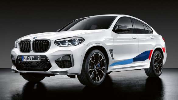 M Performance Parts BMW X4 M F98 M Performance Parts BMW X4 M F98 three-quarter front view