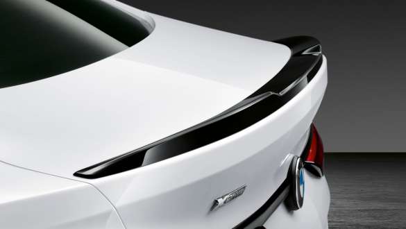 M rear spoiler with base coat BMW 2 Series Gran Coupé F44 M Performance Parts M rear spoiler with base coat BMW 2 Series Gran Coupé F44 M Performance Parts close up