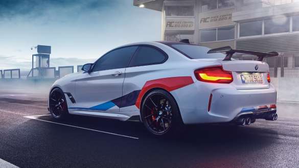 BMW M Performance Parts BMW M2 Coupé F87 BMW M Performance Parts BMW M2 Coupé F87 three-quarter rear view