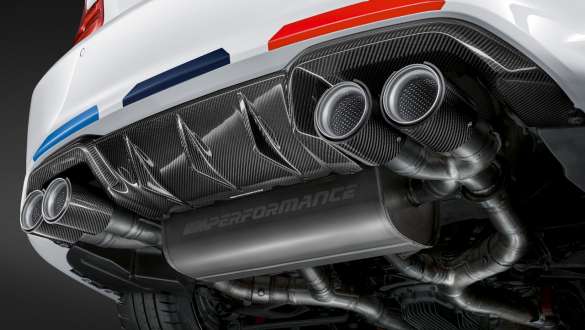 M Performance exhaust system titanium BMW M2 Coupé F87 M Performance Parts M Performance exhaust system titanium BMW M2 Coupé F87 M Performance Parts detail view