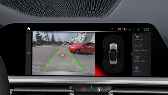 Parking Assistant Pack Plus de la BMW M440i xDrive Cabrio G23 2020 Parking Assistant Pack Plus de la BMW M440i xDrive Cabrio G23 2020, Control Display et intérieur