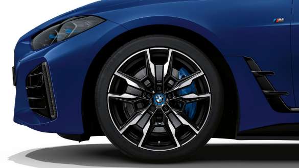 Jantes BMW M 19" en alliage léger 861 M BMW i4 M50 G26 2021 Jantes BMW M 19" en alliage léger 861 M BMW i4 M50 G26 2021 BMW Individual Frozen Portimao Blau metallic
