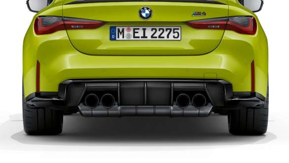 Vue arrière BMW M4 Competition Coupé G82 2020 BMW M4 Competition Coupé G82 2020 design arrière vue arrière