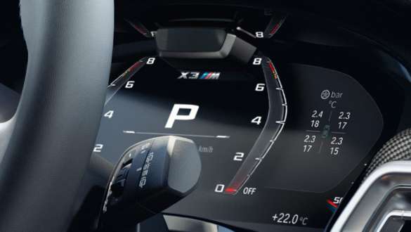 Combiné des instruments M spécifique de la BMW X3 M F97 LCI restylage 2021 BMW X3 M F97 LCI restylage 2021 Combiné des instruments M spécifique