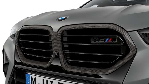 BMW X6 M Competition F96, calandre M Performance en carbone BMW X6 M Competition F96 2023, calandre M Performance en carbone