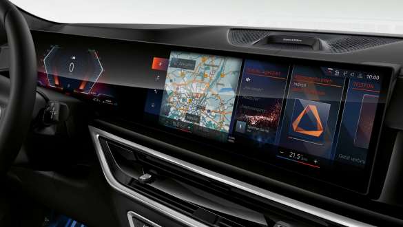 BMW X6 M60i xDrive G06 MP BMW Curved Display BMW X6 M60i xDrive G06 MP BMW Curved Display, vue en gros plan
