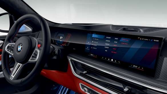 BMW X6 M Competition F96, Curved Display BMW X6 M Competition F96 2023, Curved Display