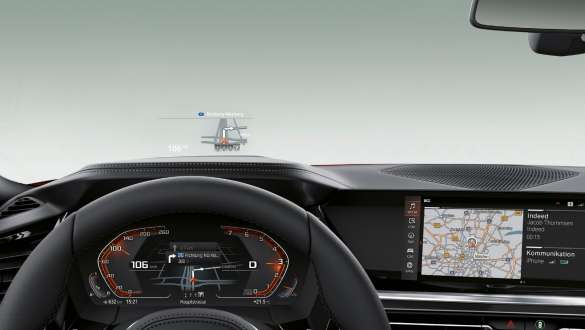 La place du conducteur à bord de la BMW Z4 Roadster BMW Z4 Roadster avec volant, Afficheur tête relevée et Control Display