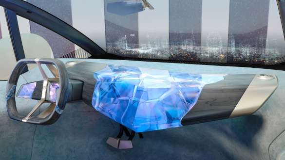 Shy Tech BMW i Vision Circular 2021 Design intérieur Shy Tech du véhicule au concept visionnaire BMW i Vision Circular 2021
