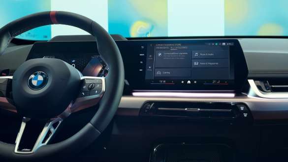 BMW Interieur avec écran BMW Interieur avec volant et écran