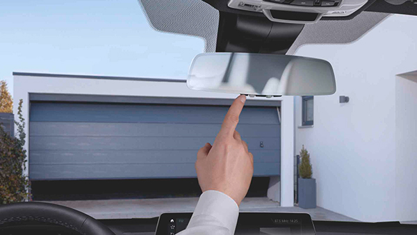 Bmw Interior Mirror With Integrated Garage Door Opener