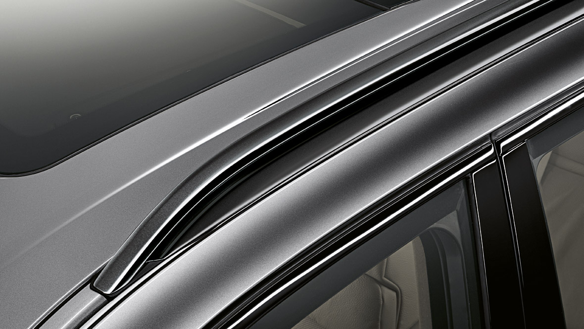 BMW Individual roof rails in highgloss Shadow Line