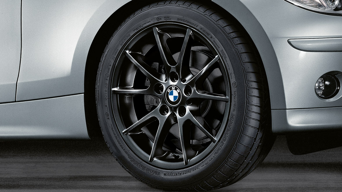 17'' BMW light alloy wheel Double Spoke style 178, Black