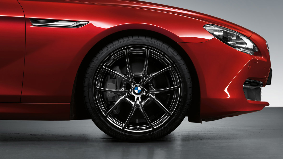 20'' BMW light alloy wheel Multi Spoke style 410 Bicolour (Black high ...