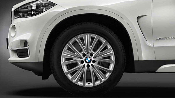 19 Bmw Light Alloy Wheel Multi Spoke Style 448 Bicolour Silver