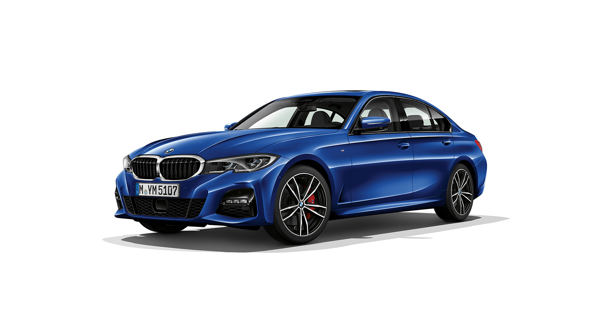 BMW 3 Series Sedan, Model M Sport Side still shot of BMW 3 Series Sedan with M Sport package.