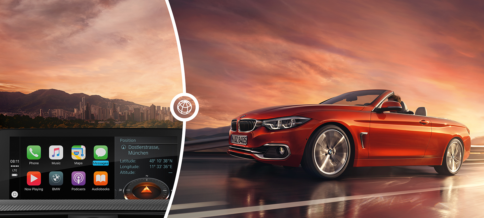 BMW 4 Series Cabriolet Driver Assistance - Apple CarPlay BMW 4 Series Cabriolet Driver Assistance - Apple CarPlay