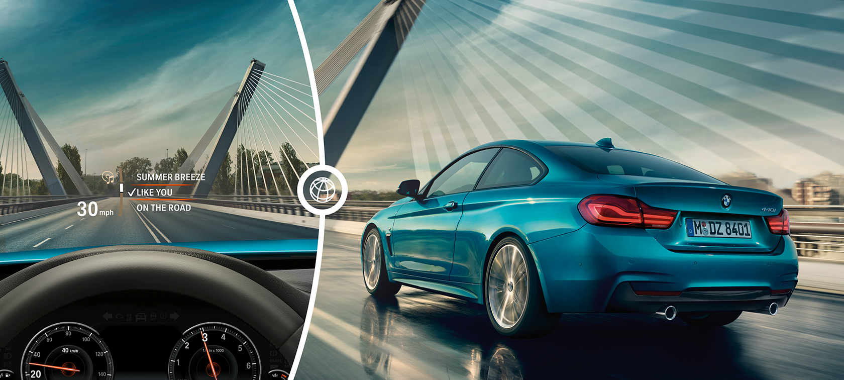 BMW 4 Series Coupé Driver Assistance - BMW Head-Up Display BMW 4 Series Coupé Driver Assistance - BMW Head-Up Display