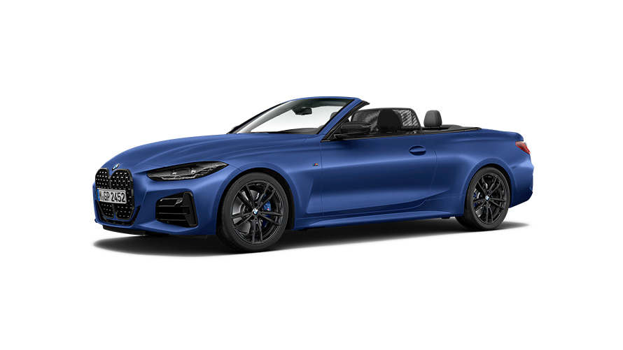 BMW Série 4 Cabrio G23 MP, vue de trois quarts de profil BMW Série 4 Cabrio G23 MP, vue de trois quarts de profil