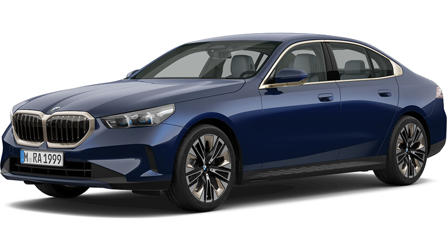 BMW Série 5 Berline G60 ICE 2023 vue de trois quarts avant, à l’arrêt BMW Série 5 Berline G60 ICE 2023 vue de trois quarts avant, à l’arrêt