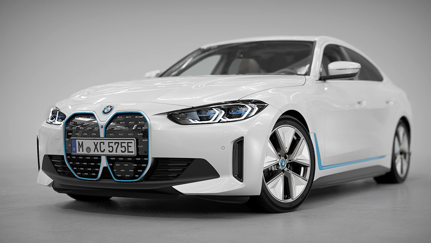 BMW i4 eDrive40 G26 2021 Mineralweiß Aperçu de design extérieur compact Vidéo BMW i4 eDrive40 G26 2021 Mineralweiß Aperçu de design extérieur compact Vidéo