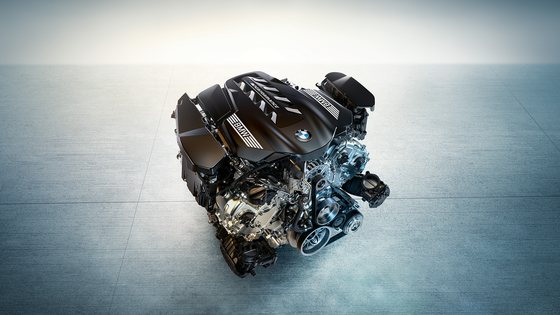 Moteur diesel V8 BMW M TwinPower Turbo de la BMW M550i xDrive Berline G30 LCI restylage 2020 Moteur diesel V8 BMW M TwinPower Turbo de la BMW M550i xDrive Berline G30 LCI restylage 2020