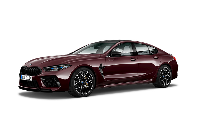 BMW M Series BMW M8 Gran Coupé F93 three-quarter side view BMW M Series BMW M8 Gran Coupé F93 three-quarter side view