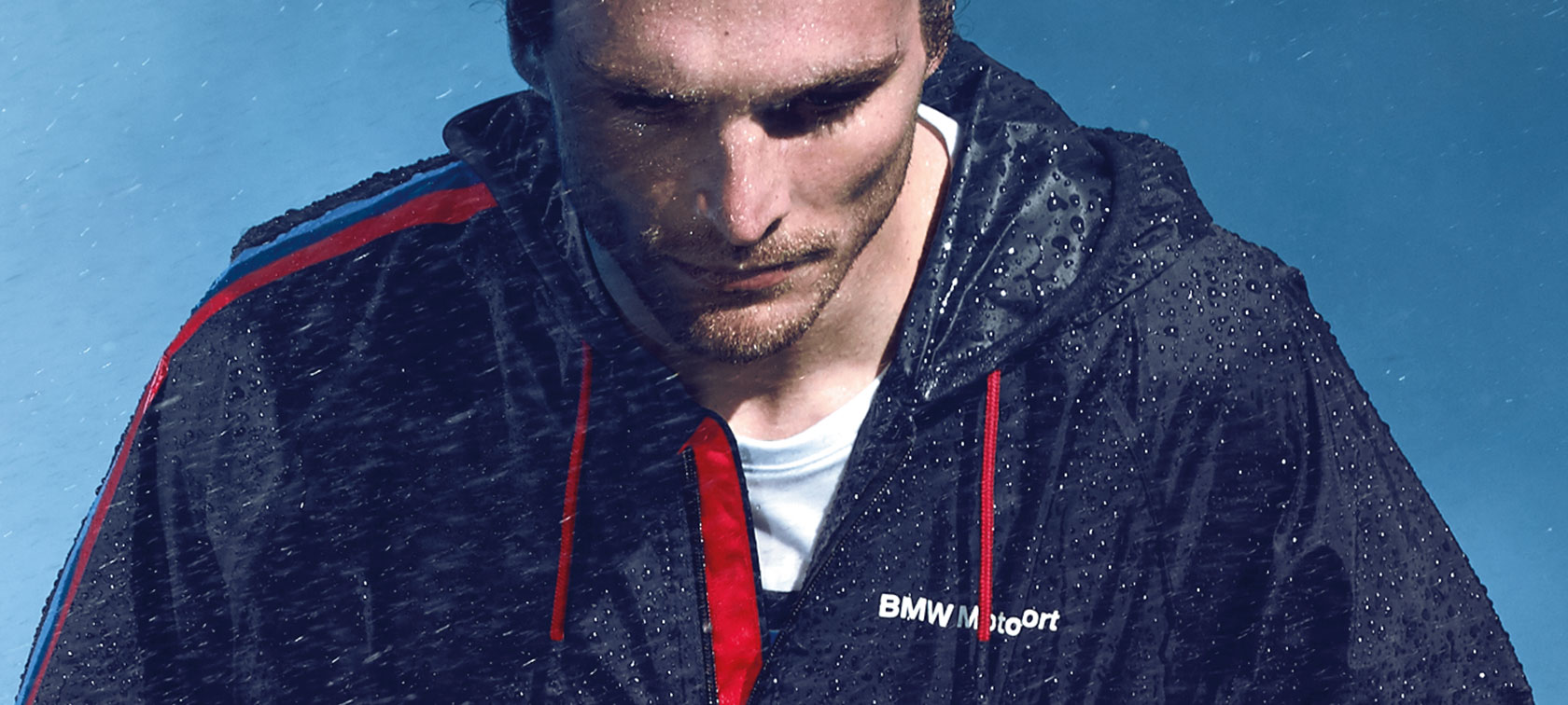 Veste imperméable BMW Motorsport, unisexe. Veste imperméable BMW Motorsport, unisexe.