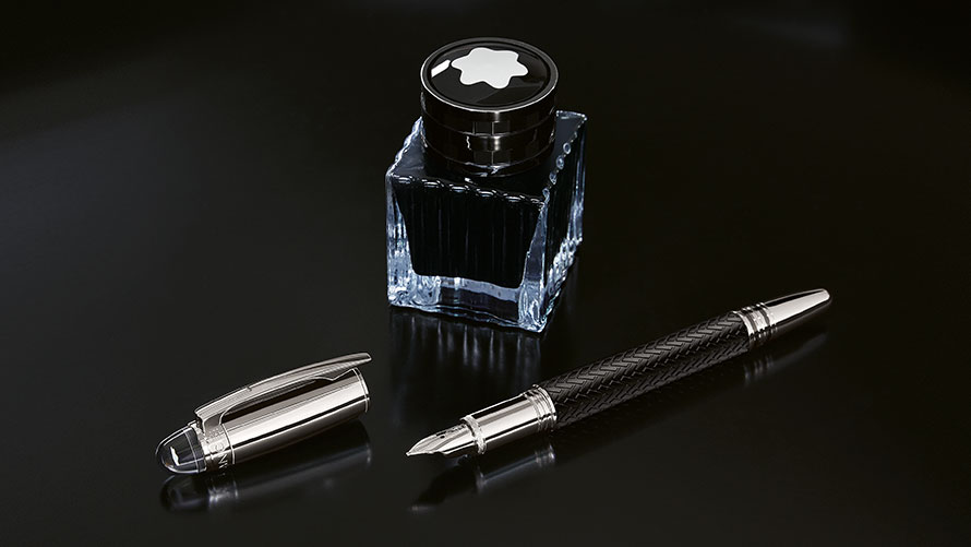 Encrier et stylo Montblanc for BMW. Encrier et stylo Montblanc for BMW.