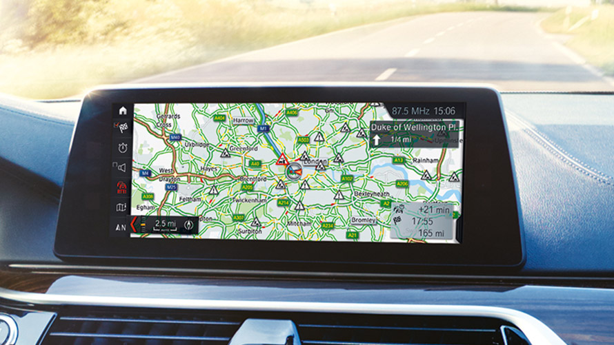 BMW ConnectedDrive: maps. BMW ConnectedDrive: maps.